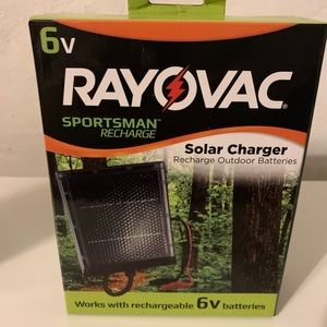 Rayovac Solar Charger 6 Volt  Recharge